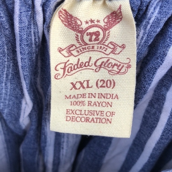 Faded Glory Top | SIZE XXL (20) - Picture 3 of 4